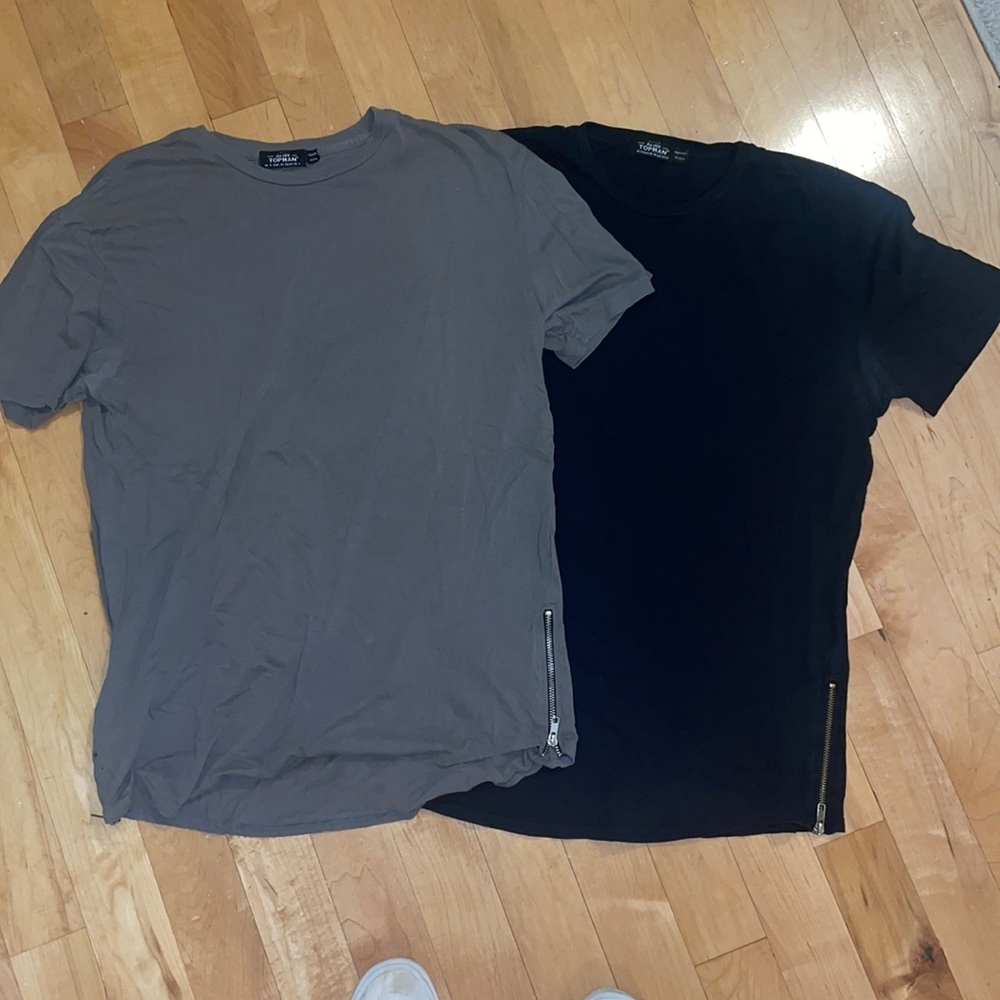 Top man Sidezip Tee